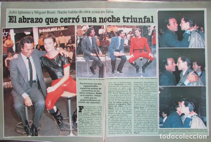Coleccionismo de Revistas y Peri&oacute;dicos: RECORTE REVISTA PROTAGONISTAS N&ordm; 55 1981 JULIO IGLESIAS Y MIGUEL BOS&Eacute;