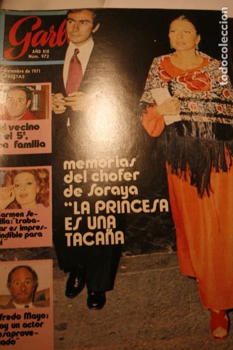 Coleccionismo de Revistas y Peri&oacute;dicos: MISS ESPA&Ntilde;A ALFREDO MAYO ALFREDO LANDA CARMEN SEVILLA REVISTA GARBO 1971 N&ordm; 972