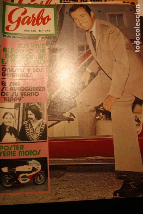 Coleccionismo de Revistas y Peri&oacute;dicos: GARBO N&ordm; 974 MANOLO ESCOBAR TONY RONALD SALVADOR DALI YAMAHA SANDRO ROCIO DURCAL 1971