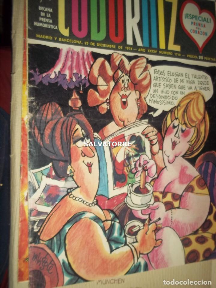 Coleccionismo de Revistas y Peri&oacute;dicos: REVISTA SATIRICA LA CODORNIZ. 29 DICIEMBRE 1974. 1710