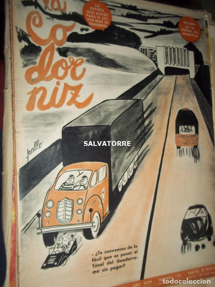 Coleccionismo de Revistas y Peri&oacute;dicos: REVISTA SATIRICA LA CODORNIZ. 8 MARZO 1964. 1164