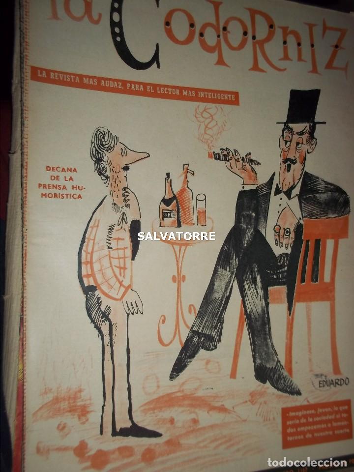 Coleccionismo de Revistas y Peri&oacute;dicos: REVISTA SATIRICA LA CODORNIZ. 29 MARZO 1964. 1167