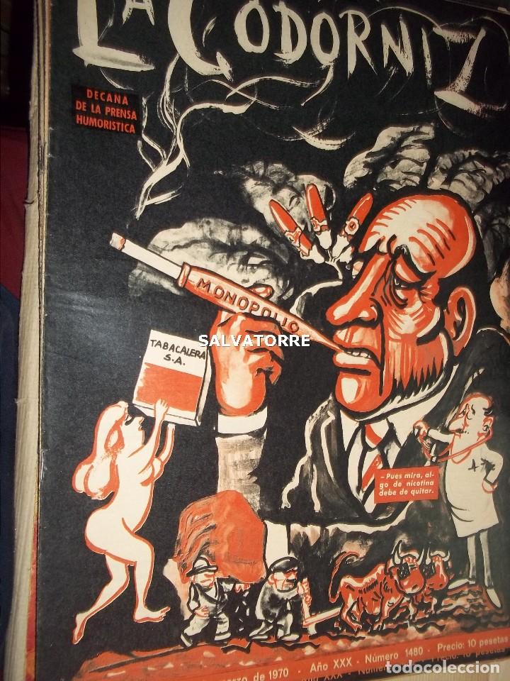 Coleccionismo de Revistas y Peri&oacute;dicos: REVISTA SATIRICA LA CODORNIZ. 29 MARZO 1970. 1480