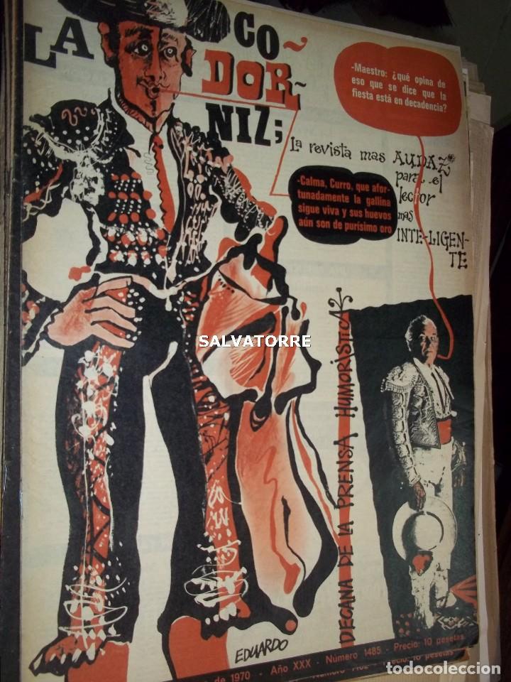 Coleccionismo de Revistas y Peri&oacute;dicos: REVISTA SATIRICA LA CODORNIZ. 3 MAYO 1970. 1485