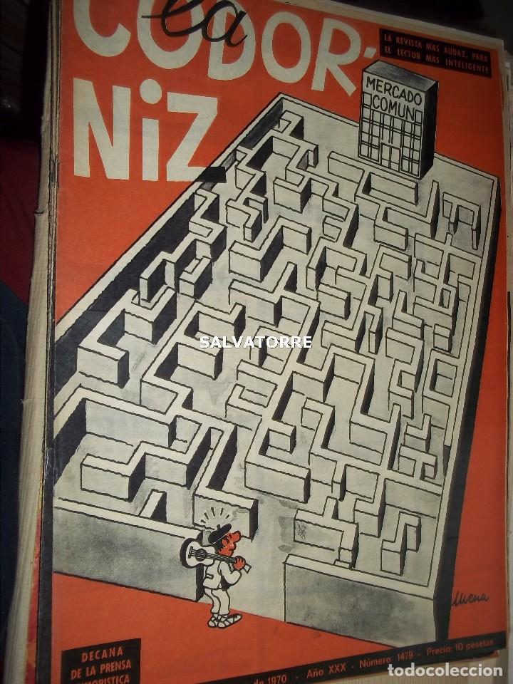Coleccionismo de Revistas y Peri&oacute;dicos: REVISTA SATIRICA LA CODORNIZ. 22 MARZO 1970. 1479