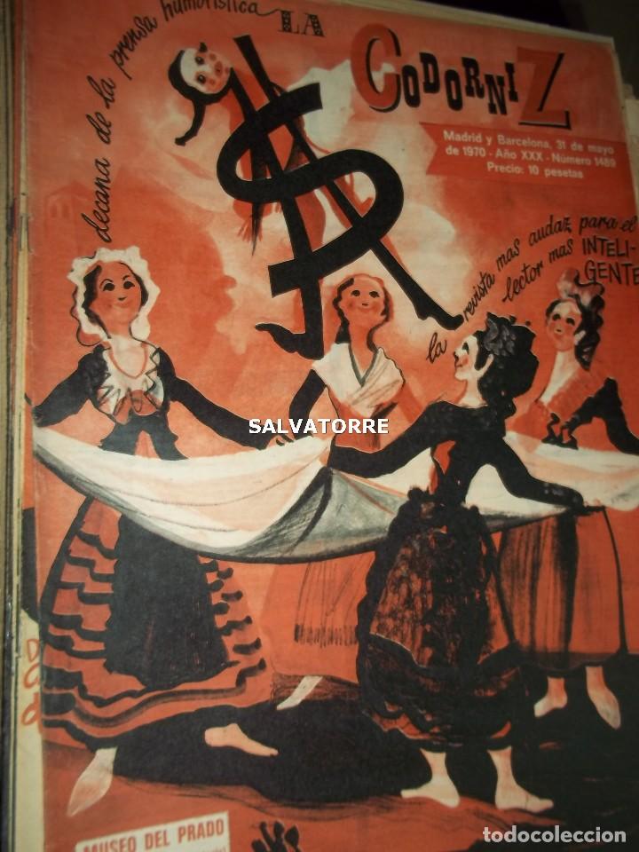 Coleccionismo de Revistas y Peri&oacute;dicos: REVISTA SATIRICA LA CODORNIZ. 31 MAYO 1970. 1489