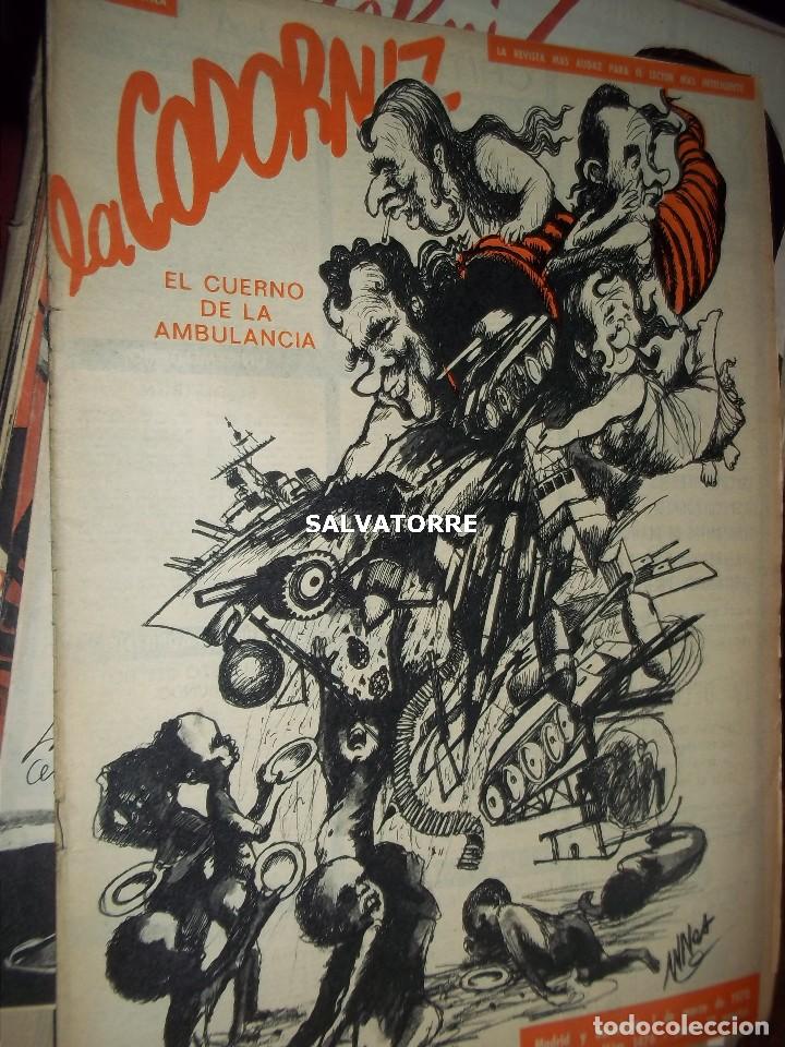 Coleccionismo de Revistas y Peri&oacute;dicos: REVISTA SATIRICA LA CODORNIZ. 1 MARZO 1970. 1476