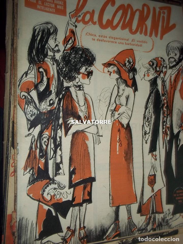 Coleccionismo de Revistas y Peri&oacute;dicos: REVISTA SATIRICA LA CODORNIZ. 19 JULIO 1970. 1496