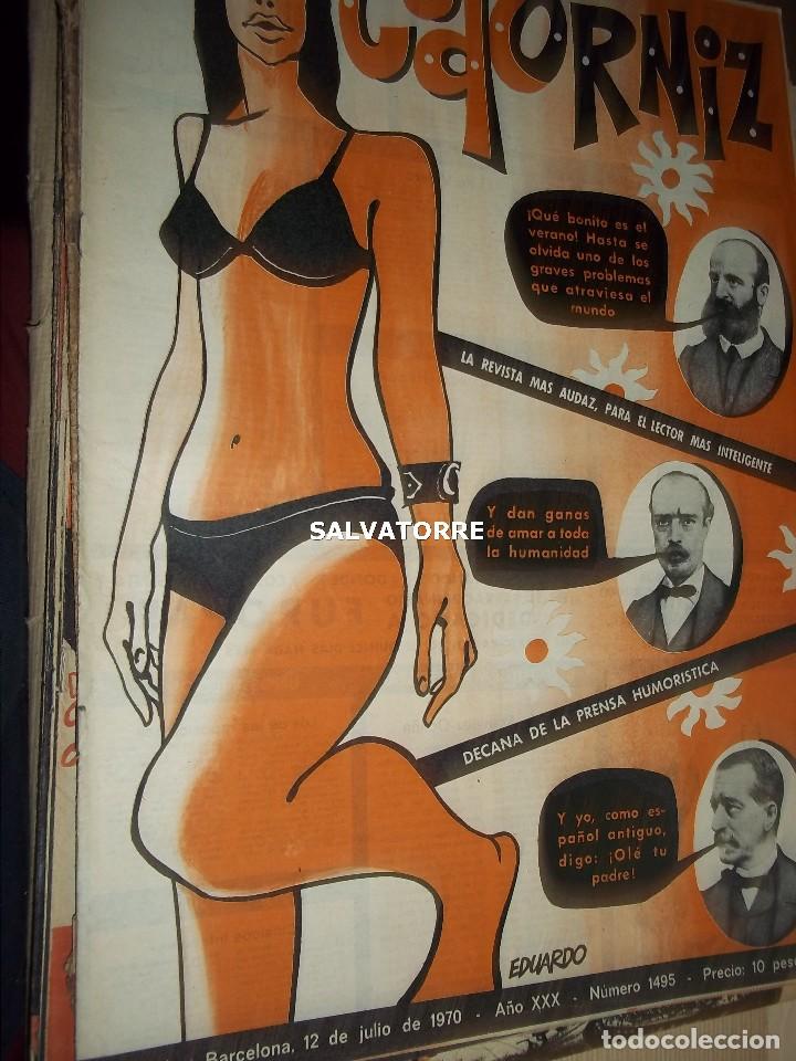 Coleccionismo de Revistas y Peri&oacute;dicos: REVISTA SATIRICA LA CODORNIZ. 12 JULIO 1970. 1495