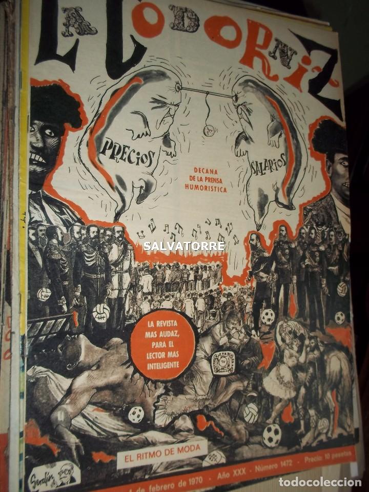 Coleccionismo de Revistas y Peri&oacute;dicos: REVISTA SATIRICA LA CODORNIZ. 1 FEBRERO 1970. 1472
