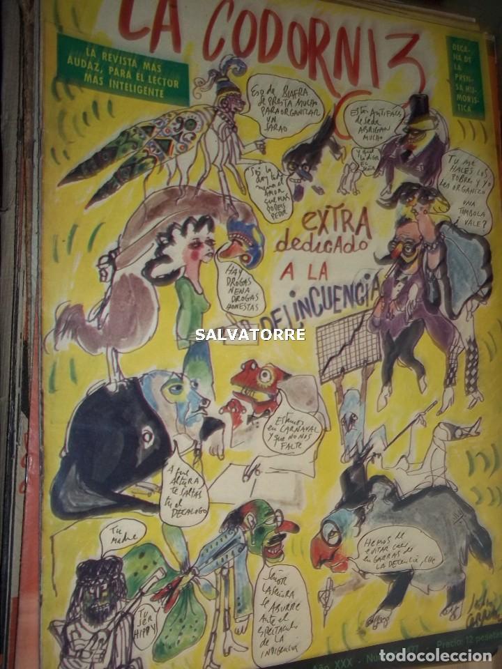 Coleccionismo de Revistas y Peri&oacute;dicos: REVISTA SATIRICA LA CODORNIZ. 8 MARZO 1970. 1477. SIN PLIEGES.