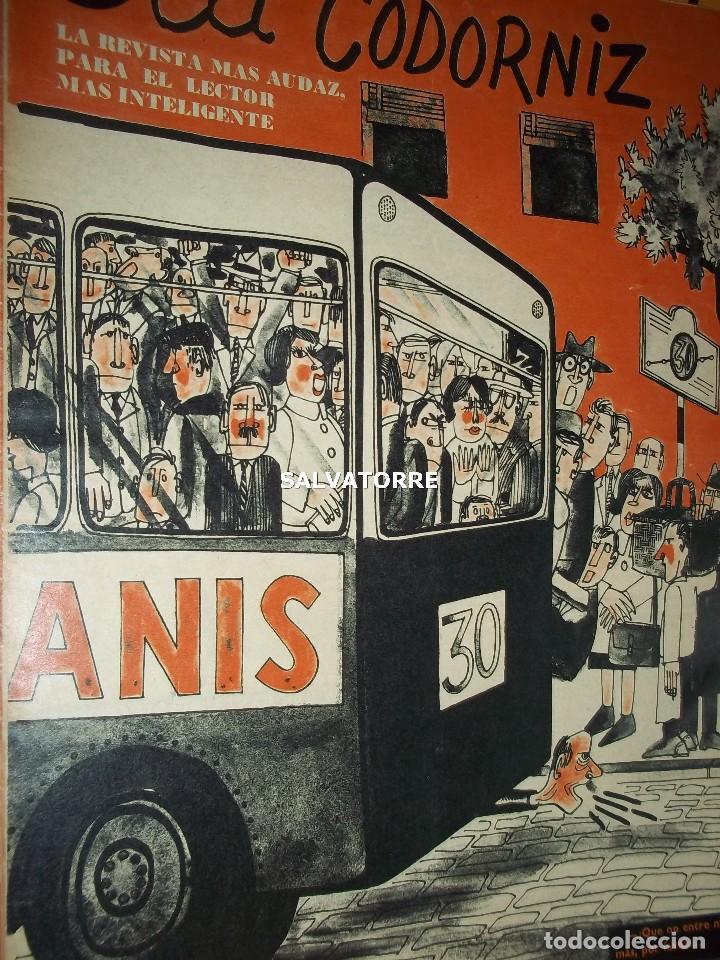 Coleccionismo de Revistas y Peri&oacute;dicos: REVISTA SATIRICA LA CODORNIZ. 14 JUNIO 1964. 1178