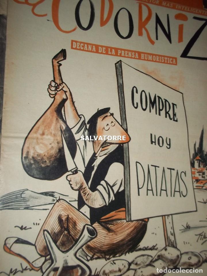 Coleccionismo de Revistas y Peri&oacute;dicos: REVISTA SATIRICA LA CODORNIZ. 12 ABRIL 1964. 1169