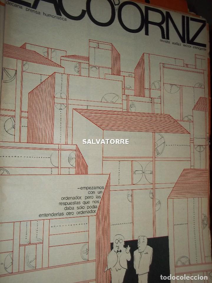 Coleccionismo de Revistas y Peri&oacute;dicos: REVISTA SATIRICA LA CODORNIZ. 14 JUNIO 1970. 1491