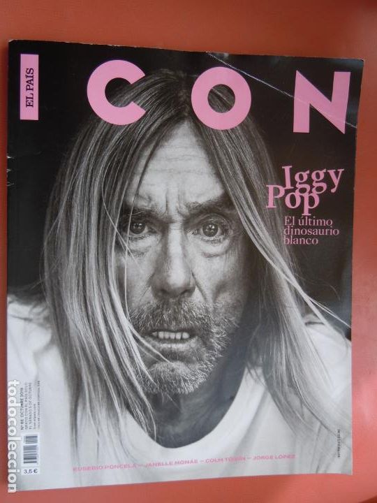 Coleccionismo de Revistas y Peri&oacute;dicos: REVISTA ICON EL PA&Iacute;S - N&ordm; 68 - OCTUBRE 2019 - IGGY POP EL &Uacute;LTIMOM DINOSAURIO BLANCO...