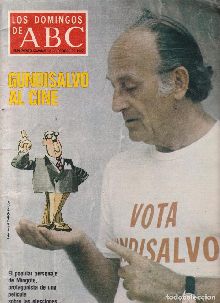 Coleccionismo de Revistas y Peri&oacute;dicos: LOS DOMINGOS DE ABC - 2 DE OCTUBRE DE 1977
