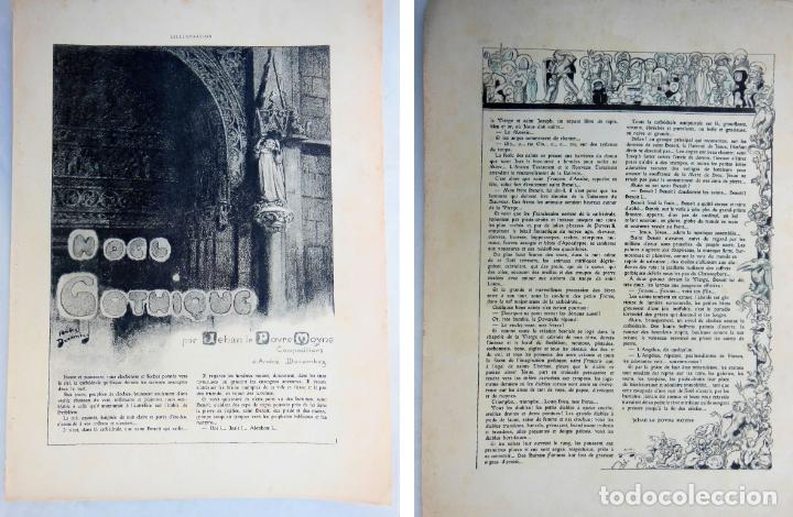 Colecionismo de Revistas e Jornais: NOEL GOTHIQUE. 1929. Jehan LE POVRE MOYNE (Texte) Andr&eacute; DEVAMBEZ (Compositions) L'Illustration