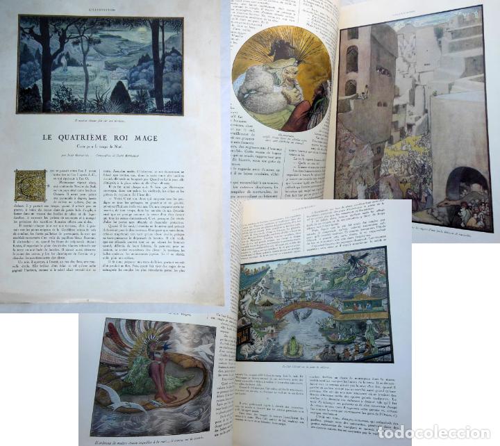 Colecionismo de Revistas e Jornais: LE QUATRI&Egrave;ME ROI MAGE. 1929.JEAN GALLOTTI (Texte) REN&Eacute; BENEZECH (Compositions)L'Illustration