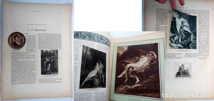 Colecionismo de Revistas e Jornais: P P PRUD'HON. 1911.Anatole FRANCE (Texte) L'Illustration
