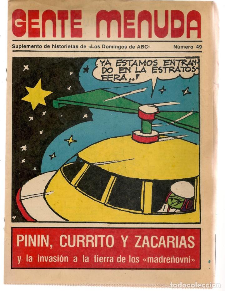 Coleccionismo de Revistas y Peri&oacute;dicos: GENTE MENUDA. N&ordm; 49. PININ.  SUPLEMENTO DE HISTORIETAS DE LOS DOMINGOS DE ABC.(Z/C3)