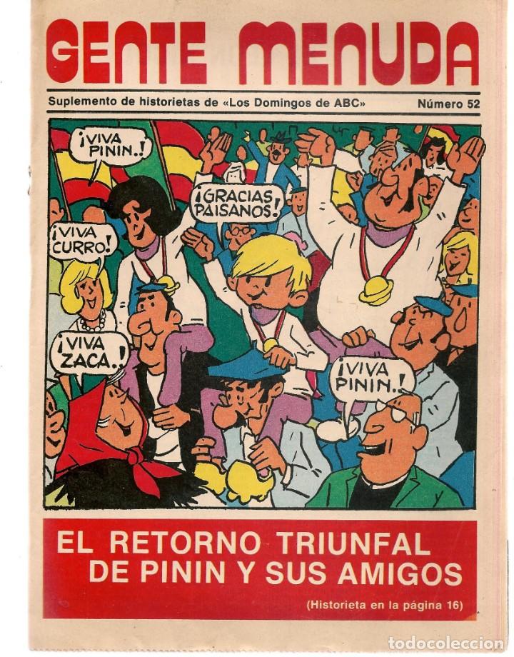 Coleccionismo de Revistas y Peri&oacute;dicos: GENTE MENUDA. N&ordm; 52. PININ. SUPLEMENTO DE HISTORIETAS DE LOS DOMINGOS DE ABC.(Z/C3)