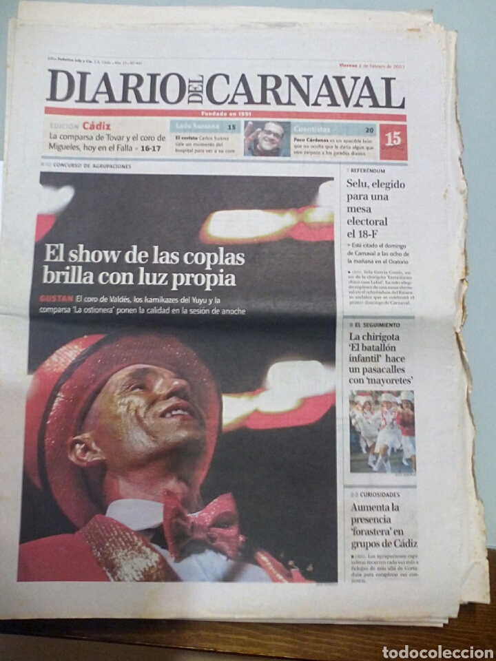 Coleccionismo de Revistas y Peri&oacute;dicos: Diario del Carnaval de C&aacute;diz 2007