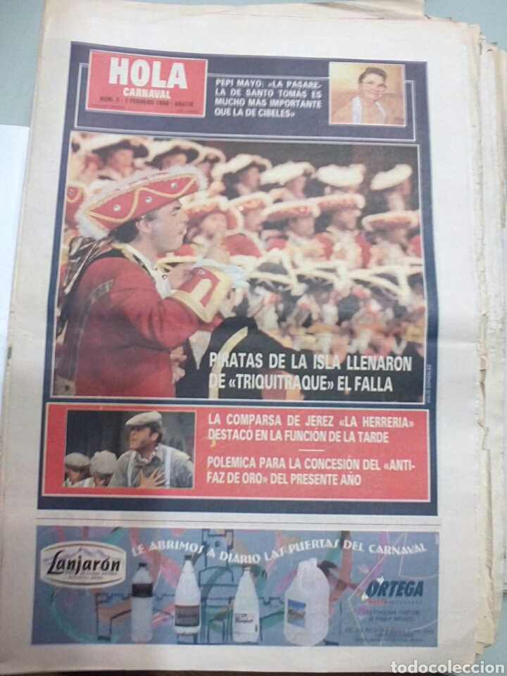 Coleccionismo de Revistas y Peri&oacute;dicos: Diario del Carnaval de C&aacute;diz 1998