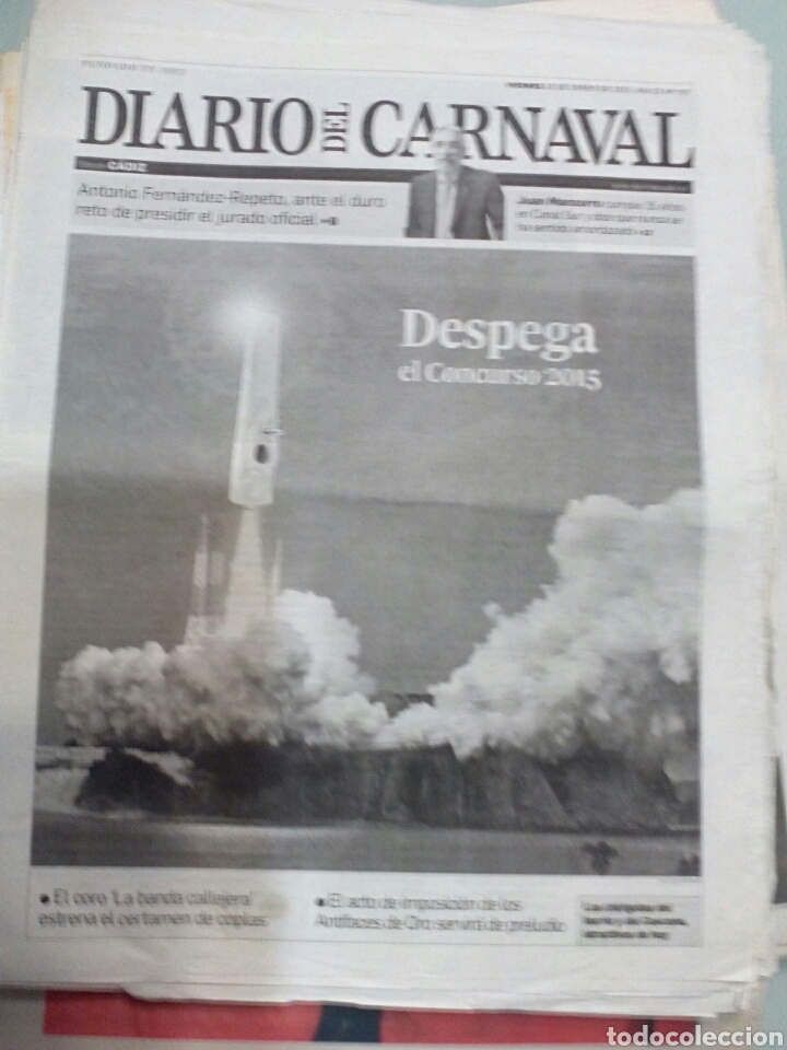 Coleccionismo de Revistas y Peri&oacute;dicos: Diario del Carnaval de C&aacute;diz 2015