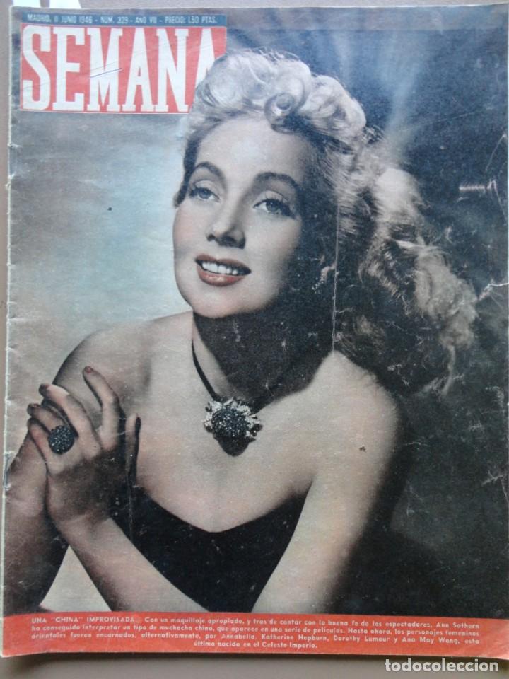 Coleccionismo de Revistas y Peri&oacute;dicos: REVISTA SEMANA- N&Uacute;MERO-329