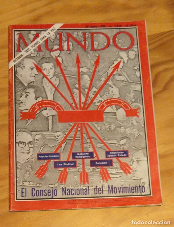 Coleccionismo de Revistas y Peri&oacute;dicos: Revista MUNDO, n&uacute;mero 1516, mayo 1969