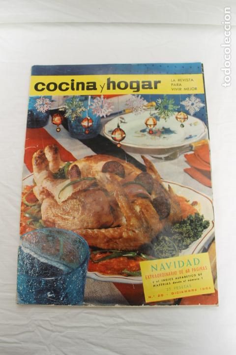 Collectionnisme de Revues et Journaux: COCINA Y HOGAR EXTRAORDINARIO NAVIDADN&ordm; 20 DICIEMBRE 1964, LA REVISTA PARA VIVIR MEJOR, A&Ntilde;O II