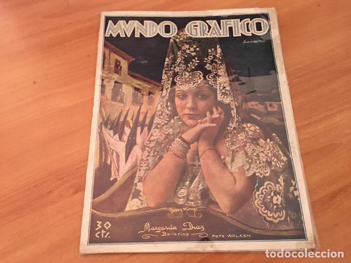 Collection Magazines and Newspapers: MUNDO GRAFICO 8 SEPTIEMBRE 1926 MARGARITA DIAZ, CATASTROFE CORREO DE VALENCIA, TORMENTA BCN (COIB70)