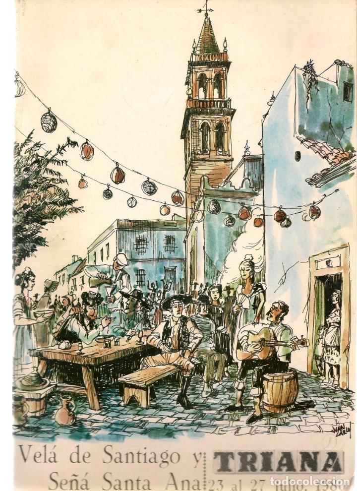 Coleccionismo de Revistas y Peri&oacute;dicos: REVISTA TRIANA. VEL&Aacute; DE SANTIAGO Y LA SE&Ntilde;&Aacute; SANTA ANA. ISABEL PANTOJA. 23 AL 27 JULIO 1980.  (B/A57)