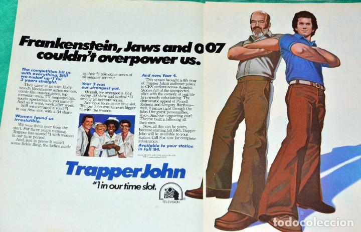 Sammeln von Zeitschriften und Zeitungen: PERNELL ROBERTS Trapper John, M.D.Gregory Harrison PUBLICIDAD advice magazine USA CLIPPINGS