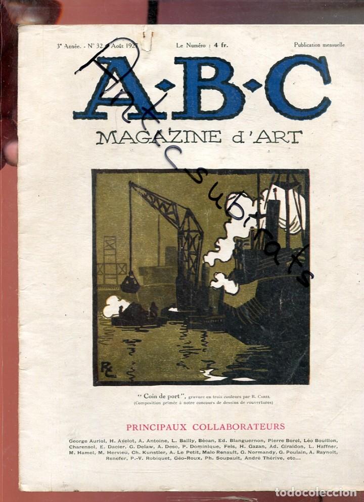 Coleccionismo de Revistas y Peri&oacute;dicos: REVISTA FRANCESA A&Ntilde;O 1927 ABC R. CAREL CLAUDEL BONNETERRE