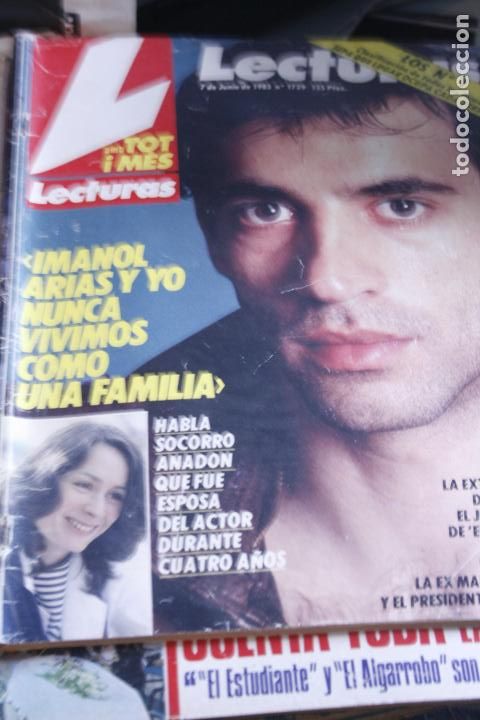 Coleccionismo de Revistas y Peri&oacute;dicos: REVISTA LECTURAS N&ordm; 1729 ANTONIO GALA ISABEL PANTOJA ROCIO JURADO IMANOL ARIAS 1985
