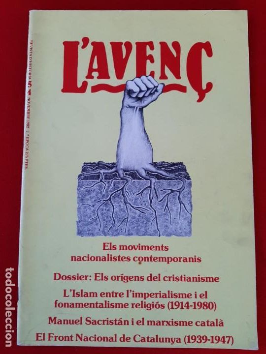 Collectionnisme de Revues et Journaux: REVISTA L&acute;AVEN&Ccedil;, N&ordm; 54, NOVEMBRE 1982-REVISTA CATALANA DE HISTORIA