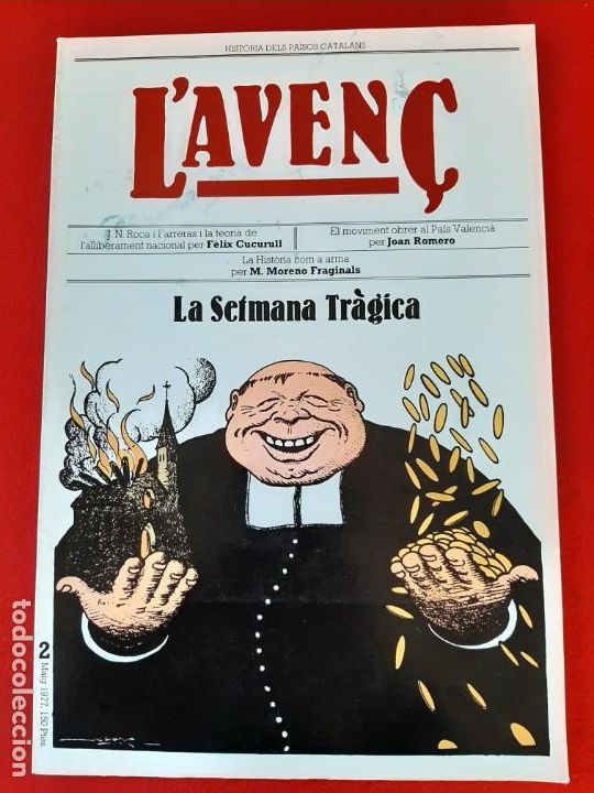 Collectionnisme de Revues et Journaux: REVISTA L&acute;AVEN&Ccedil;, N&ordm; 2, MAIG 1977-REVISTA CATALANA DE HISTORIA