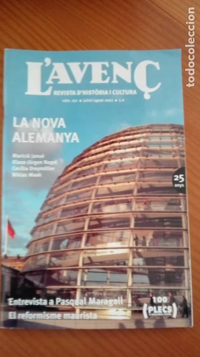 Sammeln von Zeitschriften und Zeitungen: Revista Aven&ccedil; n&ordm; 271 Juliol/Agost 2002 La nova Alemanya / P. Maragall, entrevista / Reformisme Maura