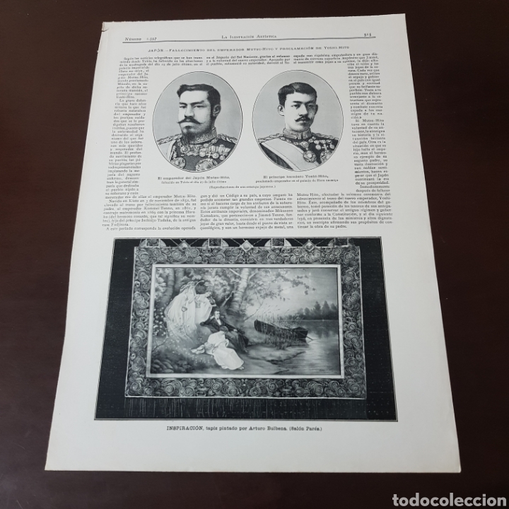 Collezionismo di Riviste e Giornali: JAPON A&Ntilde;O 1912 - FALLECIMIENTO DEL EMPERADOR MUTSU - HITO Y PROCLAMACION DE YOSHI - HITO