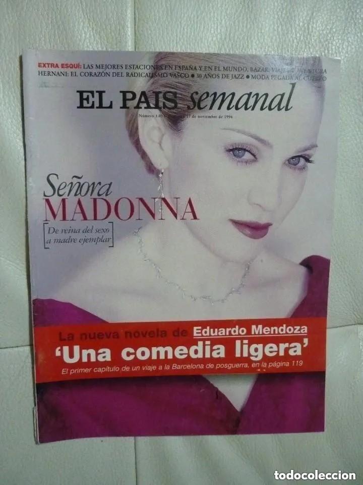 Coleccionismo de Revistas y Peri&oacute;dicos: EL PAIS SEMANAL - Madonna - n&ordm; 1051 - 1996