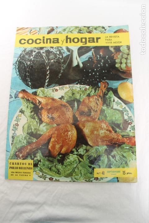 Colecionismo de Revistas e Jornais: COCINA Y HOGAR N&ordm; 41 SEPTIEMBRE 1966, LA REVISTA PARA VIVIR MEJOR.