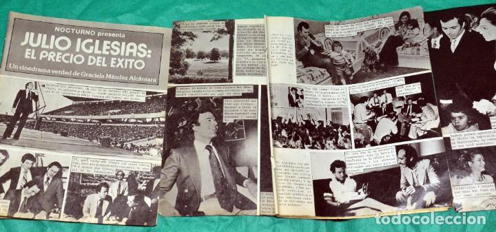 Coleccionismo de Revistas y Peri&oacute;dicos: JULIO IGLESIAS recortes ARGENTINA clippings FOTONOVELA BIOGRAFICA