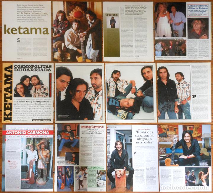 Colecionismo de Revistas e Jornais: KETAMA Antonio Carmona lote prensa 1990s/00s spanish clippings fotos gypsy revista flamenco gitano