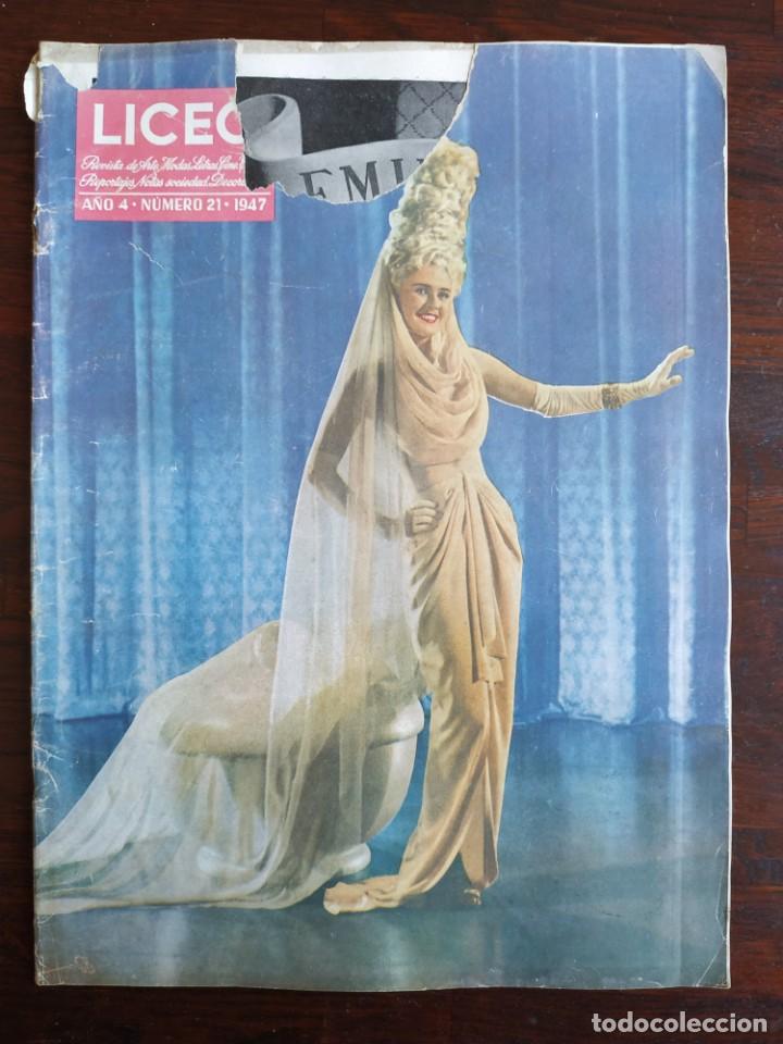 Collection Magazines and Newspapers: Liceo revista del gran mundo, A&ntilde;o 4 n&ordm; 21, 1947. CON ART&Iacute;CULOS ECO DE LA SOCIEDAD DE MEDIADOS DEL XX