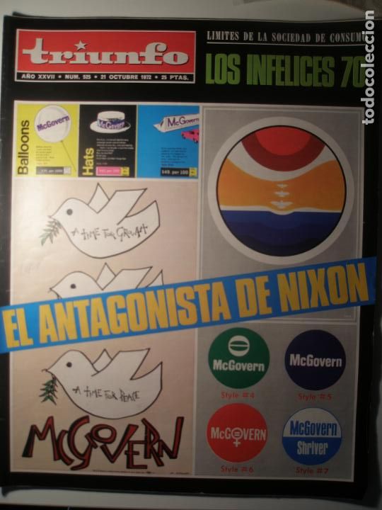 Collezionismo di Riviste e Giornali: Triunfo N&ordm; 525 21/10/72