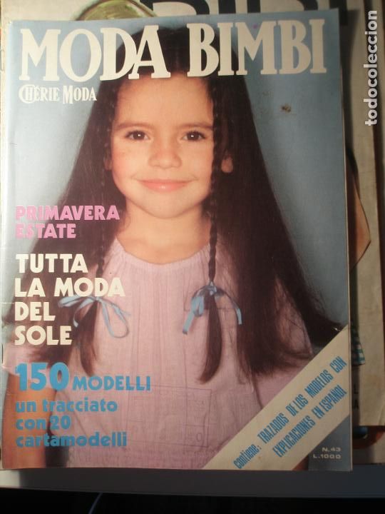 Sammeln von Zeitschriften und Zeitungen: Moda Bimbi N&ordm; 43 1&ordm; semestre 1978  Moda Bimbi. Revista de moda. En italiano