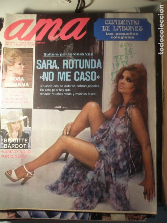 Sammeln von Zeitschriften und Zeitungen: Ana N&ordm; 429 Octubre de 1977  Revista Ana. Incluye suplemento cuaderno de labores. Los peque&ntilde;os colegi