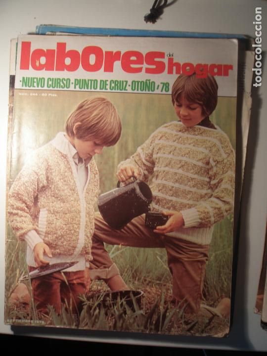 Sammeln von Zeitschriften und Zeitungen: Labores del hogar N&ordm; 244 Oto&ntilde;o de 1978  Revista Labores del hogar. Nuevo curso. Punto de cruz. Oto&ntilde;o