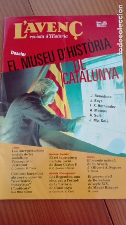 Collezionismo di Riviste e Giornali: Revista Aven&ccedil; n&ordm; 212 Mar&ccedil; 1997 Catalans a Gr&egrave;cia / Refugis: reraguarda / Viatge per l'Imperi Rom&agrave;